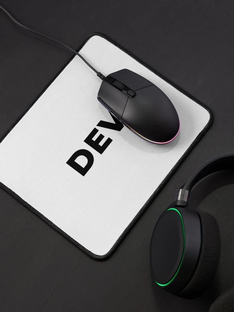 Thumbnail 4 of 5, Mouse Pad, Dev (Inverted) designed and sold by developer-gifts.
