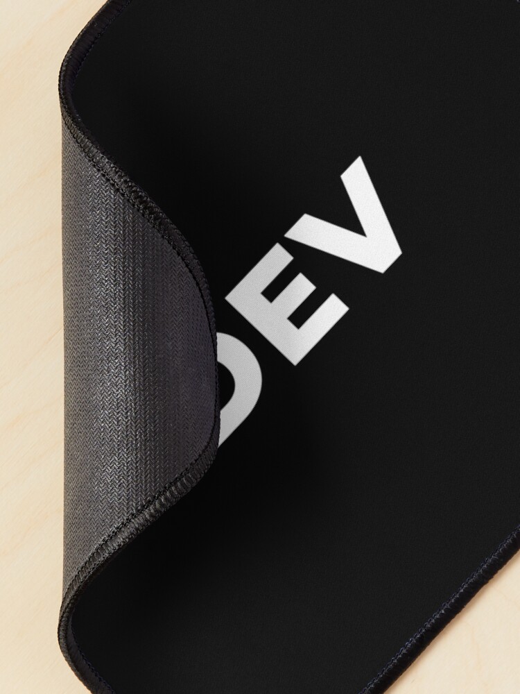 Alternate view of Dev Mouse Pad
