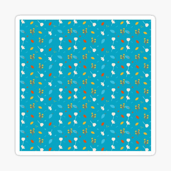 Vista previa del artículo con la obra «FLORES PRIMAVERALES FONDO TURQUESA », diseñado y vendido por PATRICIA-VANIA.