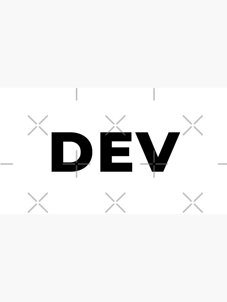 Imagen 3 de 3, Gorra con la obra Dev (Invertido), diseñada y vendida por developer-gifts.