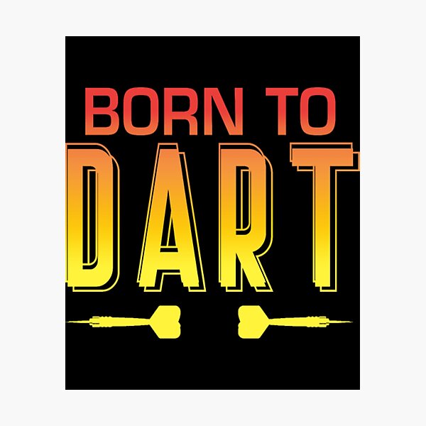 Item preview, Dart Player Born To Dart Bullseye Throwing designed and sold by hanhshirts.