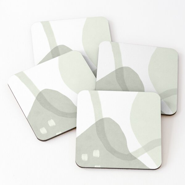 Item preview, Calm green shapes pattern designed and sold by Miss-Belle.