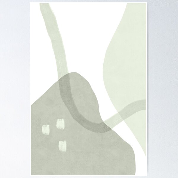 Item preview, Calm green shapes pattern designed and sold by Miss-Belle.