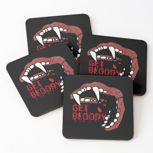 Item preview, Vampire Fangs Bites Gets Bloody For Halloween-Vampire halloween Party designed and sold by Red-ElYoubi.