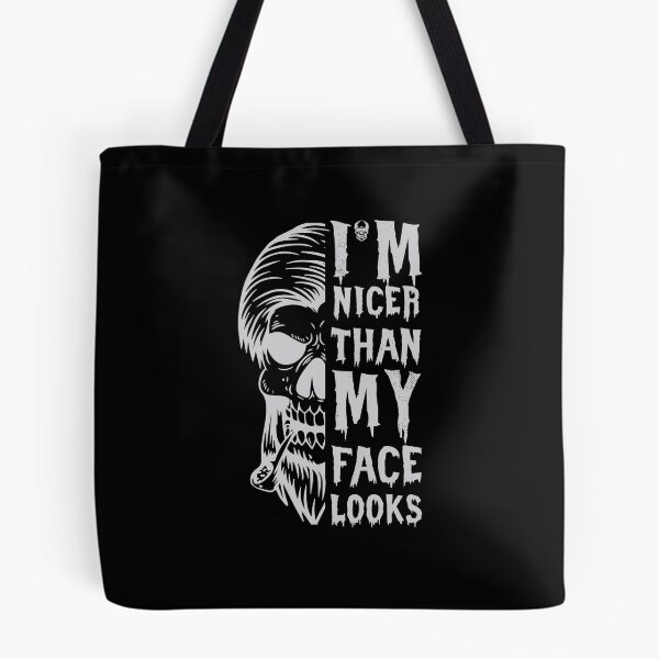 Item preview, I Am Nicer Than My Face Looks designed and sold by 8-COUNT Co. Clothing.
