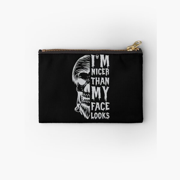 Item preview, I Am Nicer Than My Face Looks designed and sold by 8-COUNT Co. Clothing.