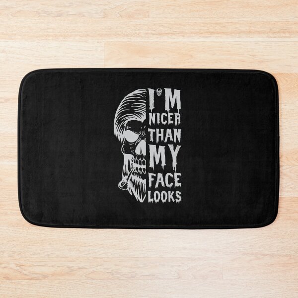 Item preview, I Am Nicer Than My Face Looks designed and sold by 8-COUNT Co. Clothing.