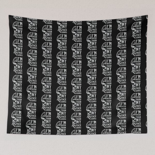 Item preview, I Am Nicer Than My Face Looks designed and sold by 8-COUNT Co. Clothing.