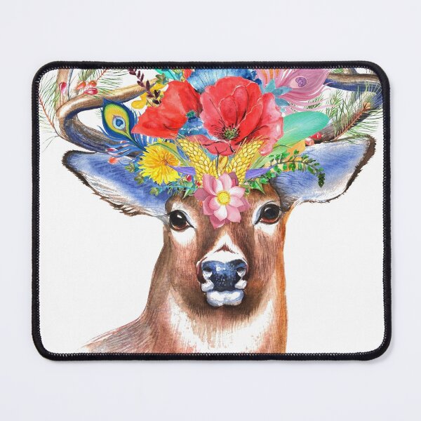 Item preview, Wild flower deer designed and sold by daama2020.