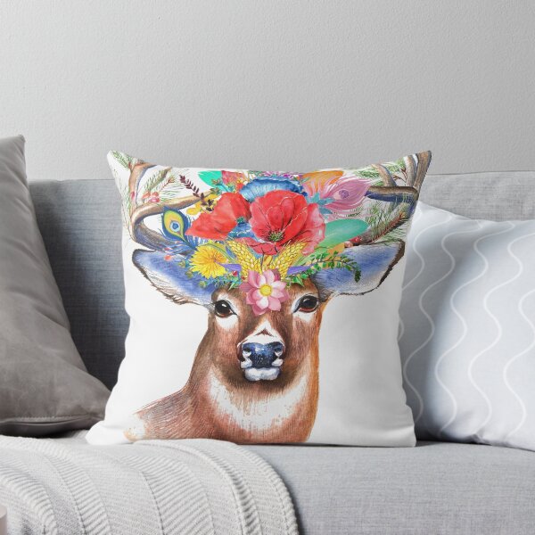 Item preview, Wild flower deer designed and sold by daama2020.