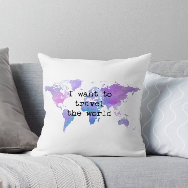 Item preview, I want to travel the world designed and sold by imaginadesigns.