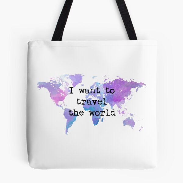 Item preview, I want to travel the world designed and sold by imaginadesigns.
