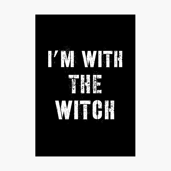 Item preview, i'm with the witch designed and sold by Polla-Shirt.