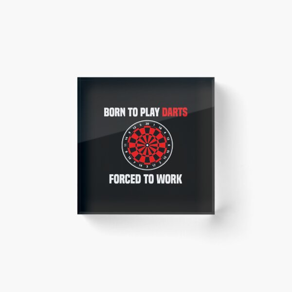Item preview, Dart Player Born To Play Darts Forced To Work designed and sold by hanhshirts.
