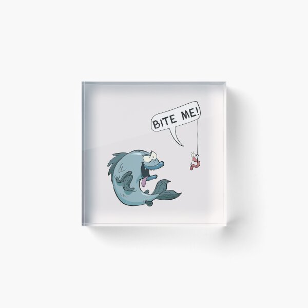 Item preview, Bite me fishing bait designed and sold by Rarito.