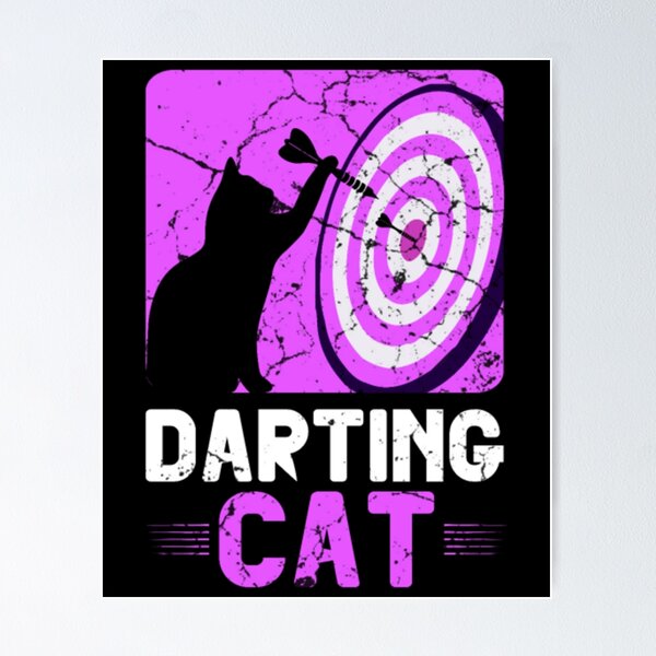 Item preview, Dart Player Cat  designed and sold by hanhshirts.