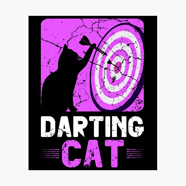 Item preview, Dart Player Cat  designed and sold by hanhshirts.