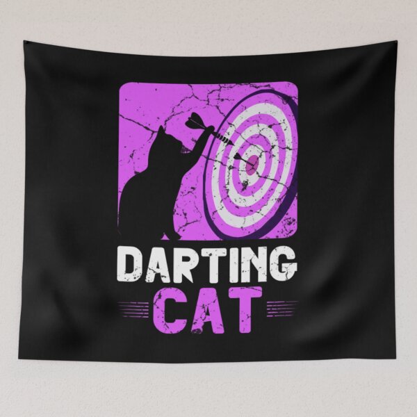 Item preview, Dart Player Cat  designed and sold by hanhshirts.
