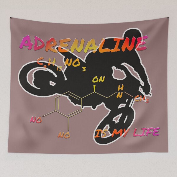Item preview, ADRENALINE IS MY LIFE - Motorsport - Bike - Gift for him / her designed and sold by BestStuffDepot.