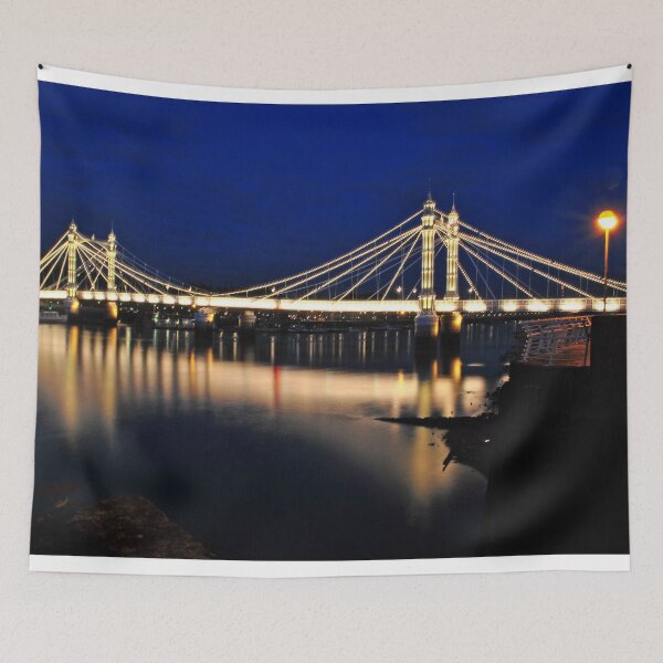 Item preview, Albert Bridge River Thames London designed and sold by AndyEvansPhotos.