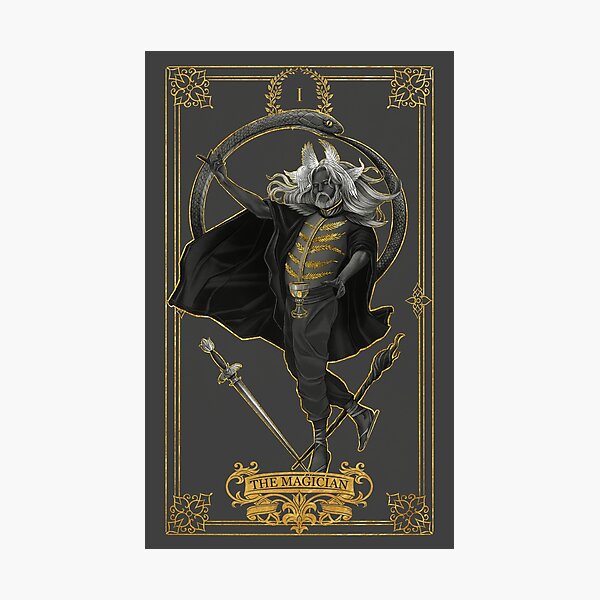 Artikelvorschau, Tarot-Karte: Der Magier entworfen und verkauft von ⋆⭒˚.⋆ Melinore Noctua ⋆⭒˚.⋆.