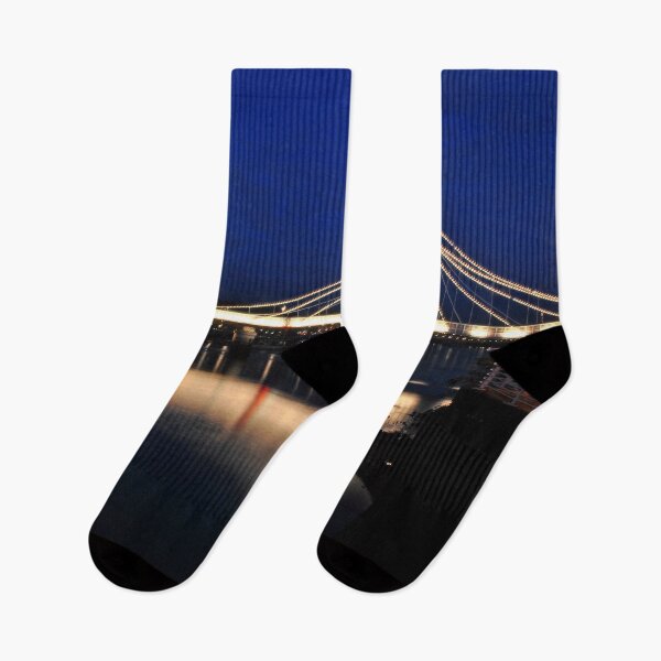 Item preview, Albert Bridge River Thames London designed and sold by AndyEvansPhotos.