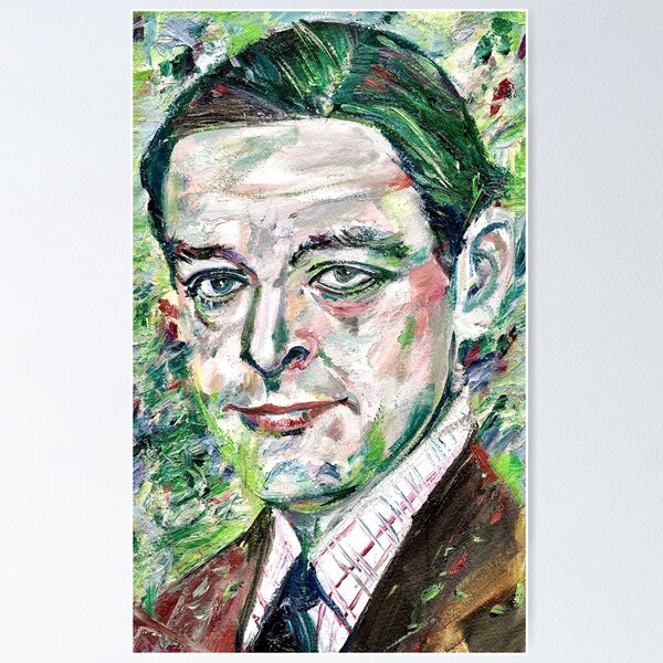 Item preview, T. S. ELIOT - oil portrait designed and sold by lautir.
