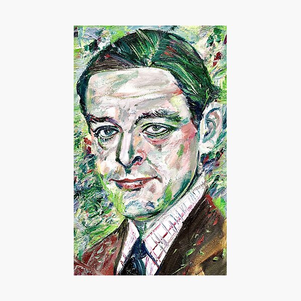 Item preview, T. S. ELIOT - oil portrait designed and sold by lautir.