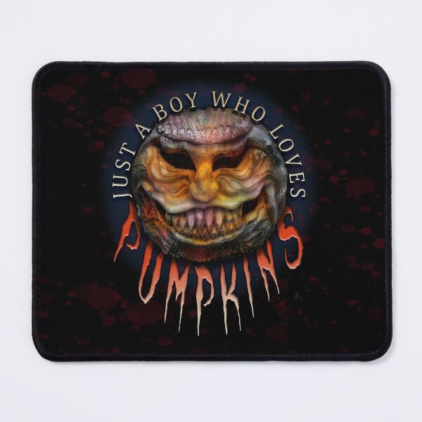 Item preview, Just a Boy Who Loves Pumpkins | Surreal Horror Pumpkin | Goblincore Pumpkin | TM11 designed and sold by triciakitty.