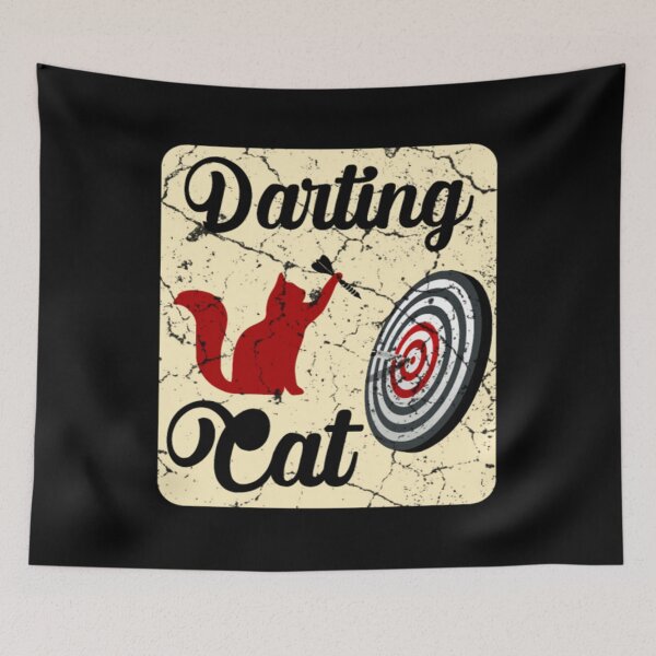 Item preview, Dart Player Cat  designed and sold by hanhshirts.