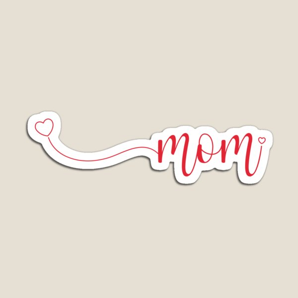 Item preview, Caligrafía de mamá con corazones designed and sold by Vansh Arora.