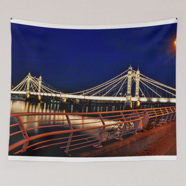 Item preview, Albert Bridge River Thames London designed and sold by AndyEvansPhotos.