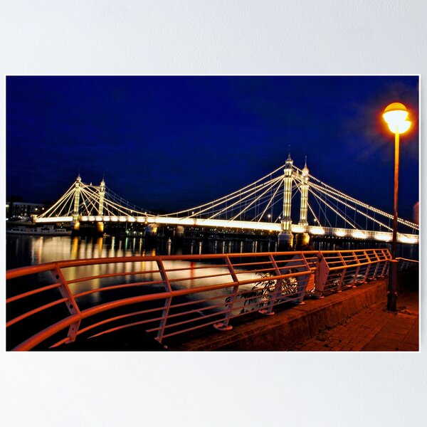 Item preview, Albert Bridge River Thames London designed and sold by AndyEvansPhotos.