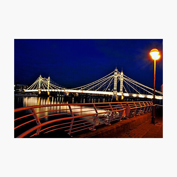 Item preview, Albert Bridge River Thames London designed and sold by AndyEvansPhotos.