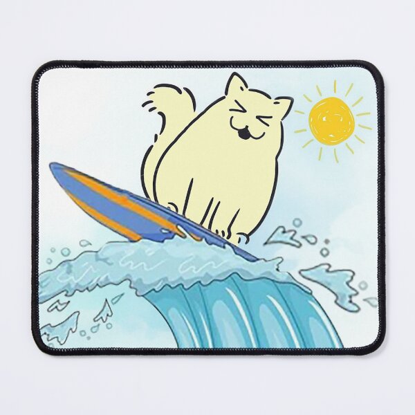 Item preview, Ocean surfing cat holliday designed and sold by NyengRepublic.