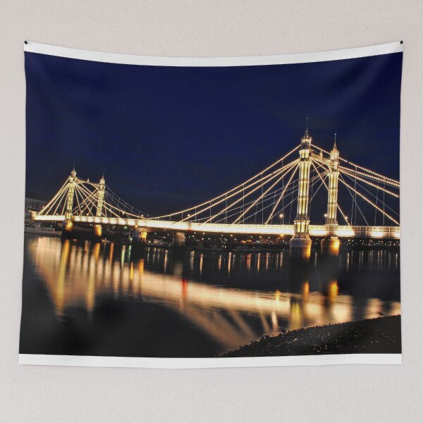 Item preview, Albert Bridge River Thames London designed and sold by AndyEvansPhotos.