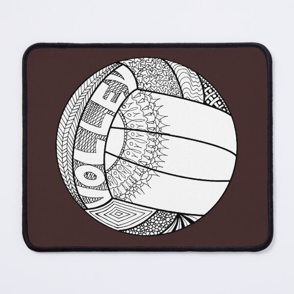 Item preview, Volleyball Zentangle 2 designed and sold by Melissa Perhamus.