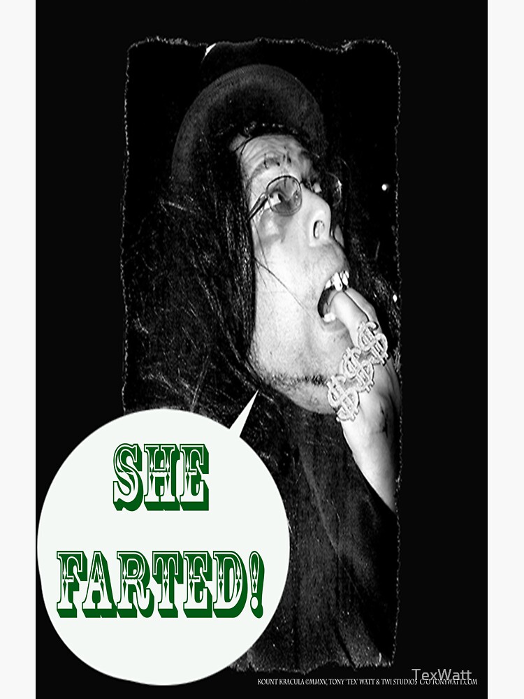 Title: Kount Kracula Review Showcase TV Show Promo Poster Art #1 by TexWatt