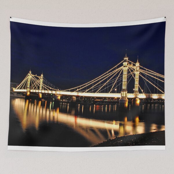 Item preview, Albert Bridge River Thames London designed and sold by AndyEvansPhotos.
