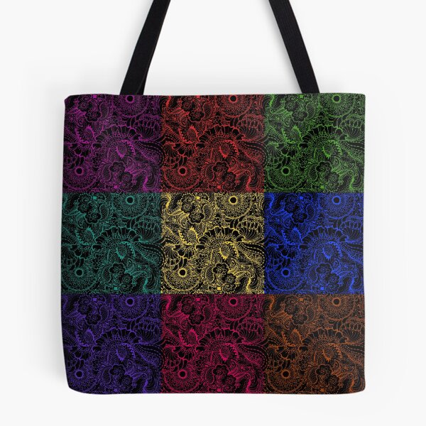 Item preview, Colorful Mandala Florals,Floral patterns,Bright,vibrant designed and sold by cutecrazytshirt.