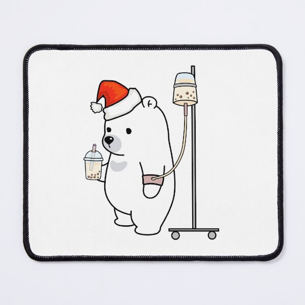 Item preview, Christmas Boba Bear Loves Boba Too Much! designed and sold by SirBobalot.