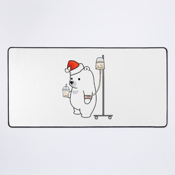 Item preview, Christmas Boba Bear Loves Boba Too Much! designed and sold by SirBobalot.