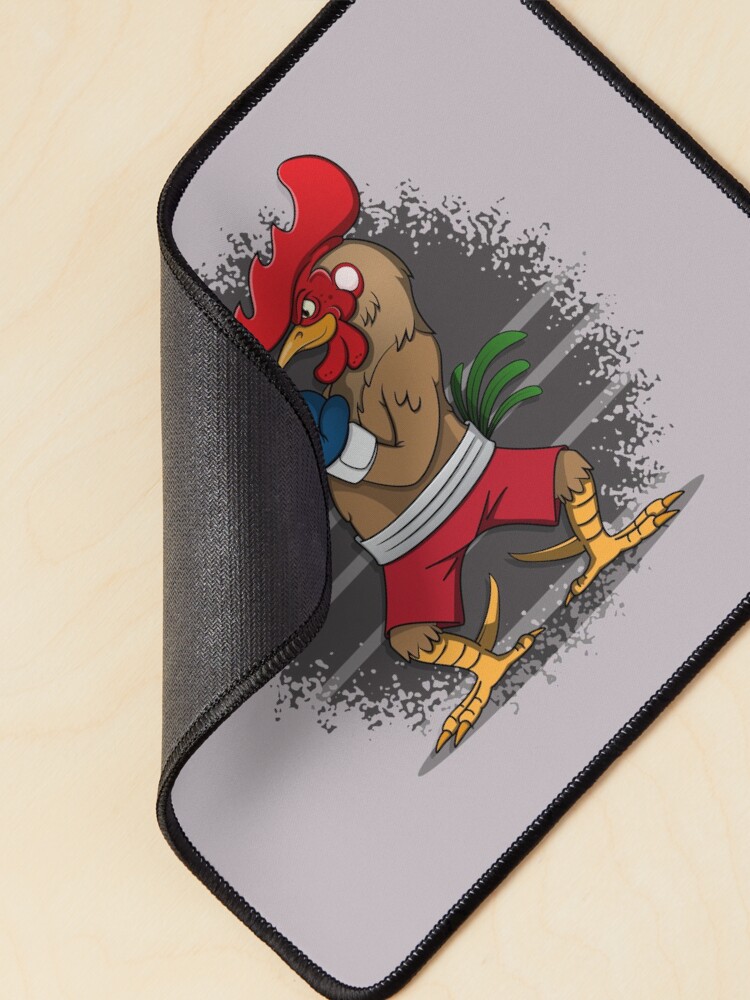 Thumbnail 2 of 5, Mouse Pad, Boxing Rooster designed and sold by Rarito.