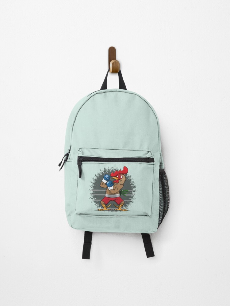 Thumbnail 1 of 3, Backpack, Boxing Rooster designed and sold by Rarito.