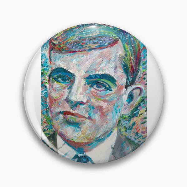 Item preview, ALAN TURING oil portrait  designed and sold by lautir.