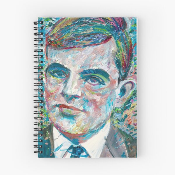 Item preview, ALAN TURING oil portrait  designed and sold by lautir.