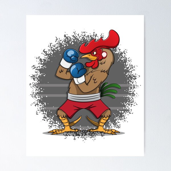 Item preview, Boxing Rooster designed and sold by Rarito.