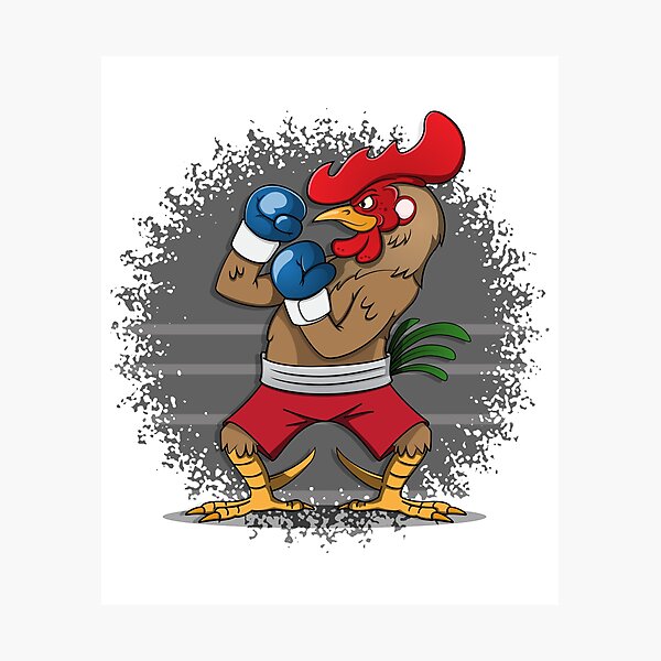Item preview, Boxing Rooster designed and sold by Rarito.