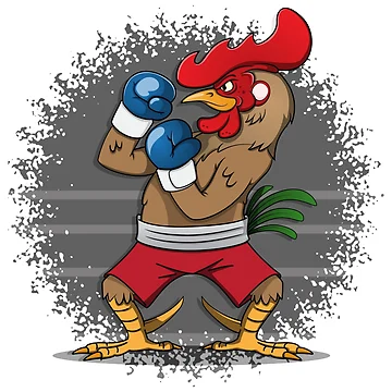 Artwork thumbnail, Boxing Rooster by Rarito