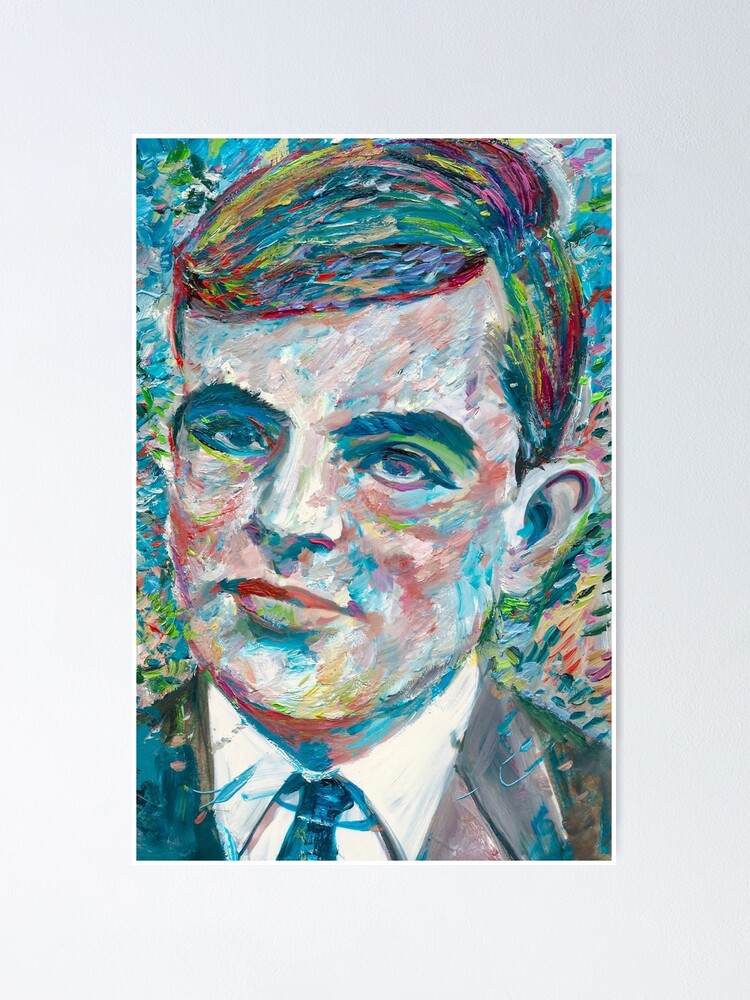 Alan Turing, British mathematician Wall Art, Canvas Prints, Framed Prints,  Wall Peels